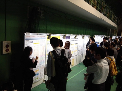 第39回日本食品微生物学会学術総会・ポスター発表会場の様子