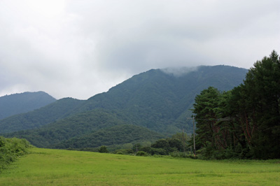 中蒜山がすぐ近くに見えます。