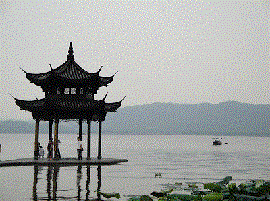 写真2　乾隆帝が南巡に際して訪れた西湖（浙江省杭州）