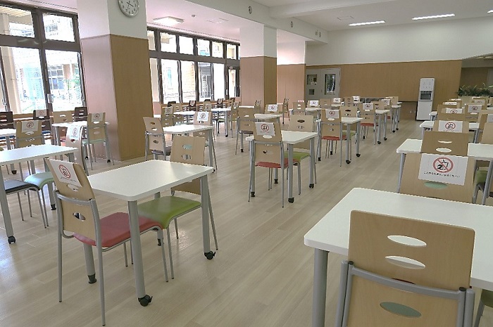 カリタスホール 学生食堂のリニューアル ノートルダムの風景 ノートルダム清心女子大学