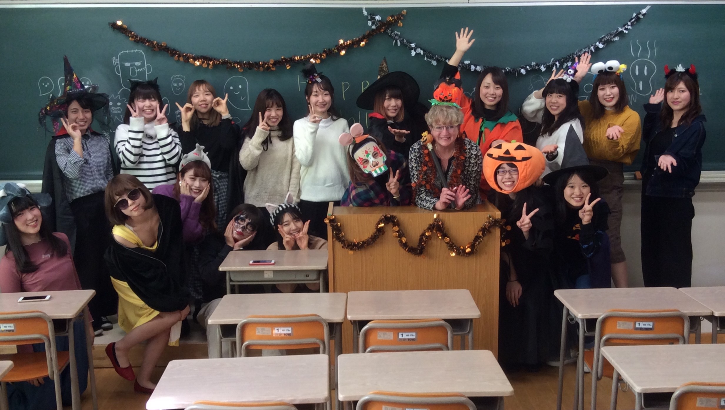 Halloween Party／My Active Class in 2018