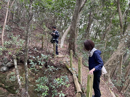 金川城（岡山市北区御津金川）への実地踏査