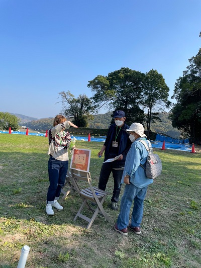 地元の古墳に興味を持ってくださいました！