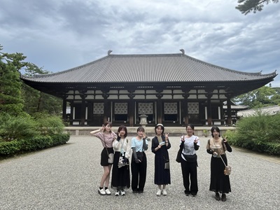 唐招提寺にて