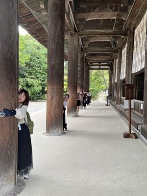 唐招提寺での一コマ