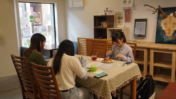 お客さんも大満足のご様子です