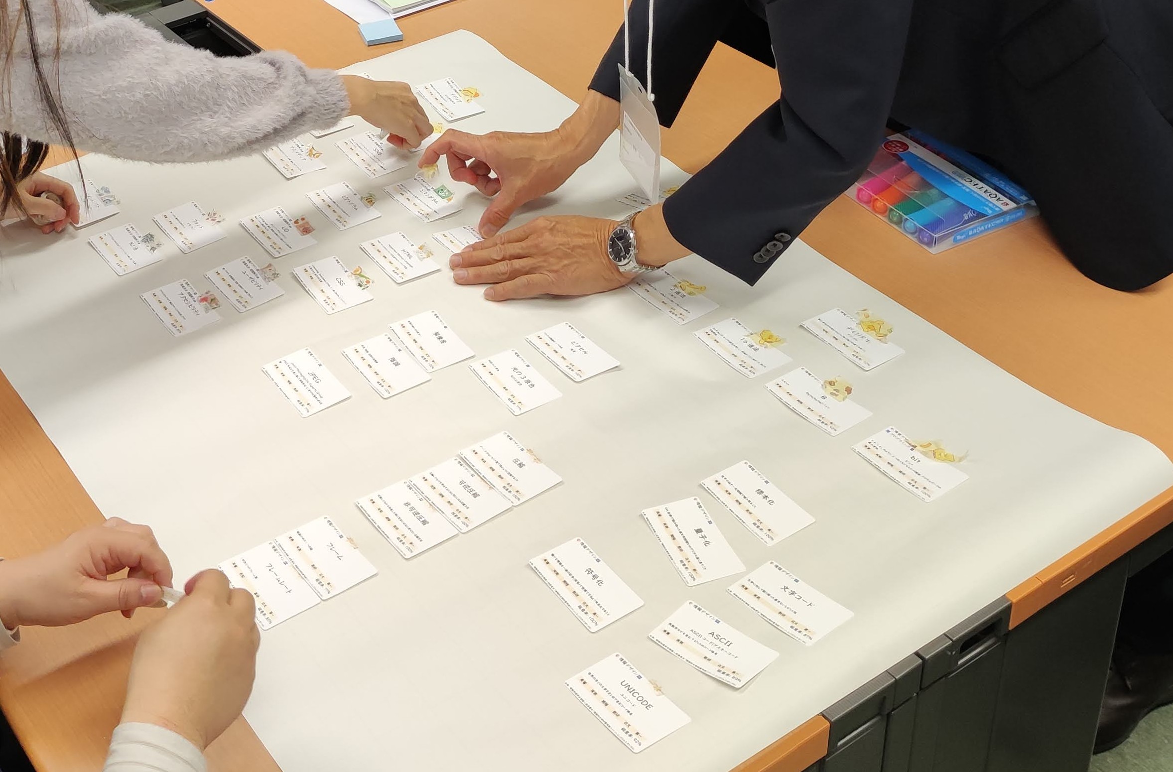 ワークショップ途中の進行風景です。