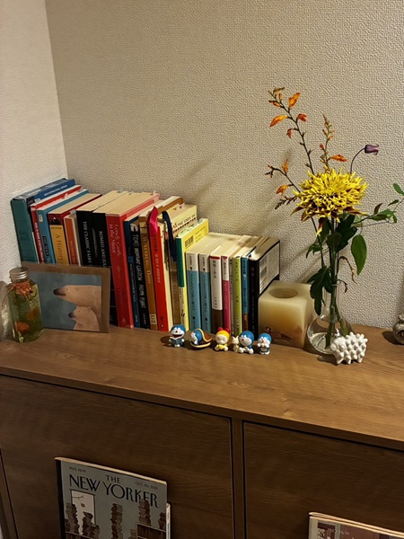 大学時代に使った数々の洋書は、今も読み返す「家宝」とのこと