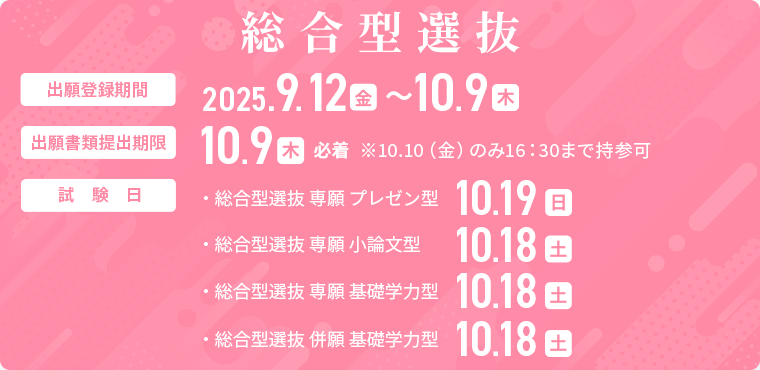 総合型選抜